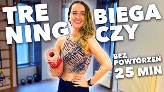 Trening dla biegaczy | mocne nogi + core | 25 min