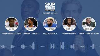UNDISPUTED Audio Podcast (02.15.19) with Skip Bayless, Shannon Sharpe & Jenny Taft | UNDISPUTED