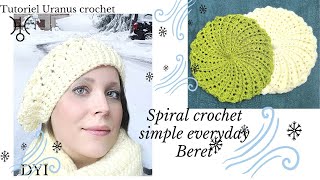 Right hand How To Crochet A Simple Everyday  Beret Hat