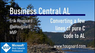 Converting a few lines of pure C code to AL in Business Central