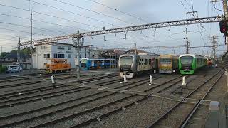 静岡鉄道長沼車庫1000系と3000系