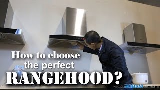 How to choose the best rangehood pt1  |  ROBAM Rangehood Demostration  |  ROBAM Australia