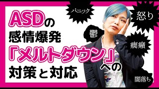 ASDの感情の爆発 メルトダウン(癇癪・パニック・落ち込み・うつ）への対策・周囲の対応　【発達障害/アスペルガー症候群/自閉症スペクトラム】