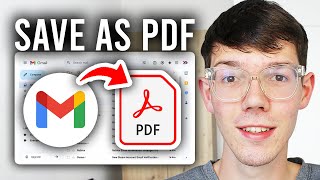 How To Save Gmail Email As PDF - Step By Step