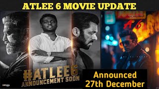 Atlee 6 Movie Bigg Announcement | Salman Khan X Atlee Movie Announced