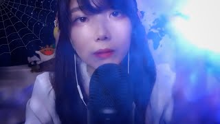 【ASMR】クモの巣を取り除いてあげます🕸️ASMR Spider web off your face 🕷