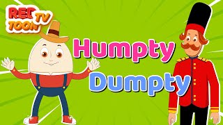Humpty Dumpty Nursery Rhyme - 2D Animation English Rhymes for children  #redtoontv #learning #kids