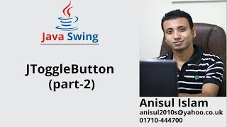 Java Swing Bangla Tutorial 87 : JToggleButton (part-2)