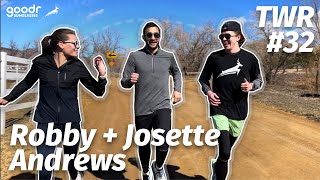 Robby \u0026 Josette Andrews (Fastest Married Couple by Mile, adidas, O.A.C.) Talking While Running #32