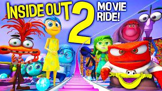 INSIDE OUT 2! Riley's Emotional Mind Roller Coaster POV & Dark Ride! [CC]