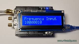 Arduino Frequency Counter DIY 1Hz to 2.5 GHz