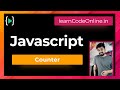 A counter project in javascript