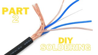 DIY Soldering Mogami W2534 to Neutrik Gold 1/4” TRS part 2