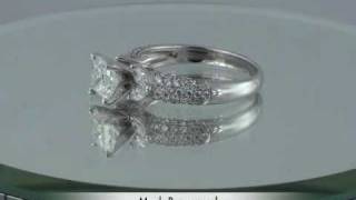 1.96ct Princess Cut Diamond Engagement Anniversary Ring- Mark Broumand