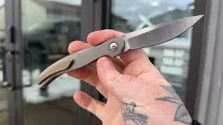 Keanison Knives Fido Titanium Folder