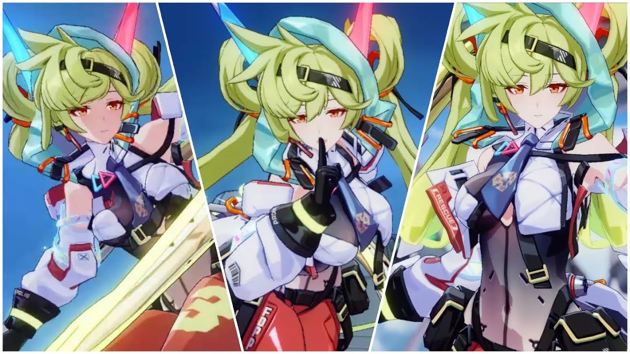 Ai Chan Outfit Collaboration With Promare - Burning Rescue Soul ...