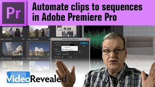 Automate clips to sequences in Adobe Premiere Pro (slideshows)