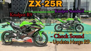 ZX-25R Pakai Knalpot R9 Harga 8 JUTA, Begini Suaranya !