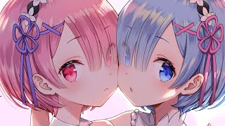 【Re:zero】レムラムイラスト制作過程【リゼロ】