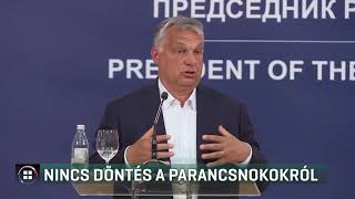 Nincs döntés a parancsnokokról 20-05-17