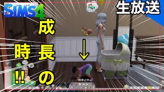 【シムズ4Live】花婿総選挙その後！子育て編！【sims4生放送】