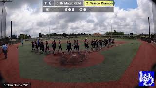 Indiana Magic Gold 16U - Green vs Wasco Diamonds 16u CL (2021.07.01)