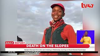 Kenyan mountain climber Joshua Cheruiyot found lifeless on Mount Everest