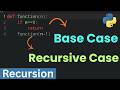 02 Recursion Explained: Base Case vs Recursive Case | Python Tutorial