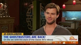 Chris Hemsworth on using his Aussie accent in Ghostbusters