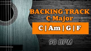 C MAJOR BACKING TRACK | 90 BPM