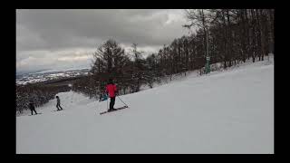 鯵ヶ沢スキー場20230211山頂から