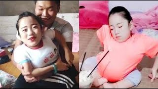 河南90后“连体”男女，在网上火了，女孩怀小宝宝了，很温馨