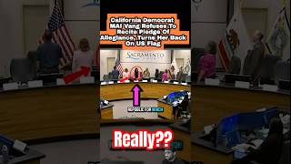 California Politician Now Viral For Disrespecting Pledge Of Allegiance!