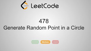 LeetCode 478. Generate Random Point in a Circle | Python