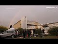 video now rainbow appears over pope francis hospital room