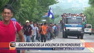 Escapando de la violencia en Honduras