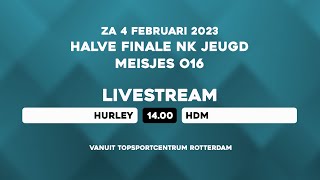 LIVE – ½ Finale MO16 NK Jeugd Zaal – Hurley - HDM