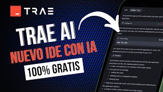 Trae AI: Editor de Código con Agentes de IA 100% GRATIS ¿Supera a Cursor y Windsurf?