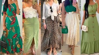 Latest Trendy casual dresses design ideas for ladies/Moda evangelical/ Ropa de moda 2025