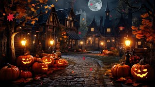 Autumn Village Halloween Ambience 🎃Spooky Music Playlist 👻Halloween Ambience Music 2024