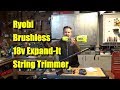 Ryobi One+ 18-Volt Lithium-Ion Cordless Attachment Capable Brushless String Trimmer P20101BTL