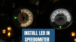 Install LED in Royal Enfield Bullet Speedometer | How to Install | Just ₹ 20 Rupees | Classic 350