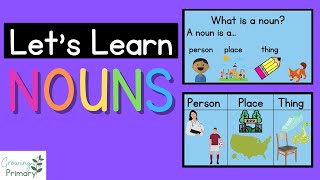 Let's Learn About NOUNS