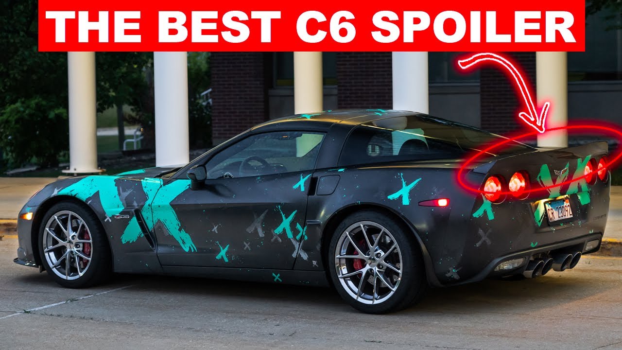This Is The Best C6 Corvette Zr1 Extended Spoiler How To Install