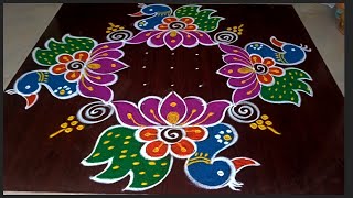 Sankranti rangolis 🦚 sankranti muggulu #rangoli #sankranthi #muggulu #makarsankranti #festival