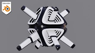 Abstract Animation Loop in Blender Using Attribute Statistics Node - Blender Tutorial