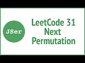 leetCode 31 Next Permutation (let's draw the graph) | JSer - in JavaScript