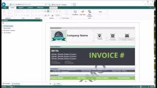 Java Reporting Tools: Loading Invoice Report to Designer from Code in Eclipse - [Shot on v2016.1]