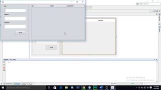 How To Set A JTable Selected Row Data Into JTextfields: Java Tutorial using Netbeans with sourcecode