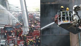 Scores rescued from blaze in Myanmar's Yangon | AFP